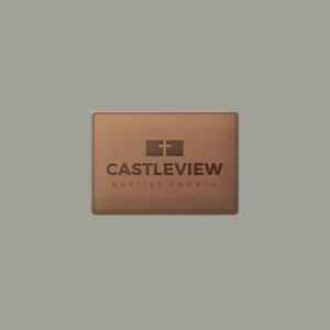 Castleview (Leather Patch) - Snapback Trucker Cap Design