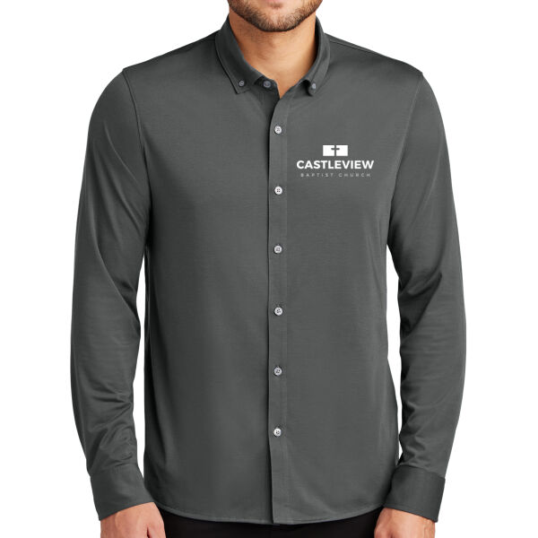 Castleview - Stretch Jersey Long Sleeve Shirt Thumbnail